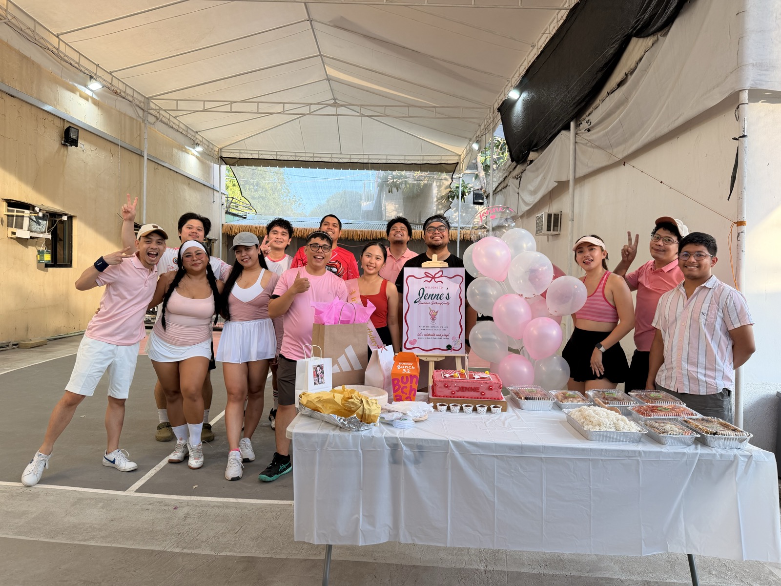 Jenne's pickleball birthday party powered by Picklr Lab App