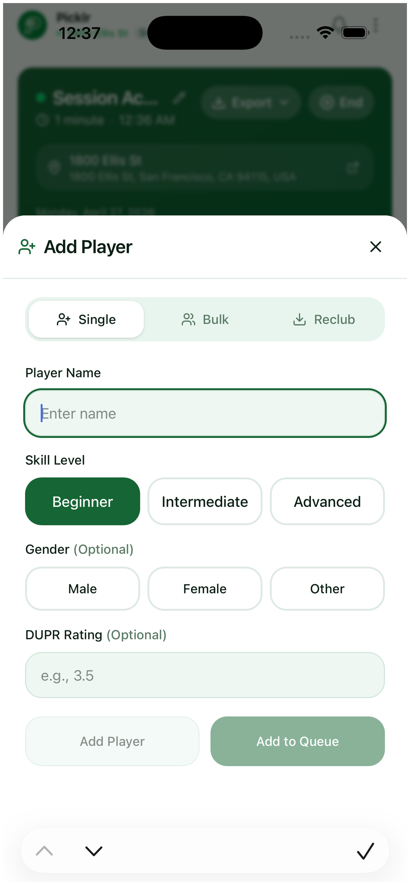 5. Add players — view 2