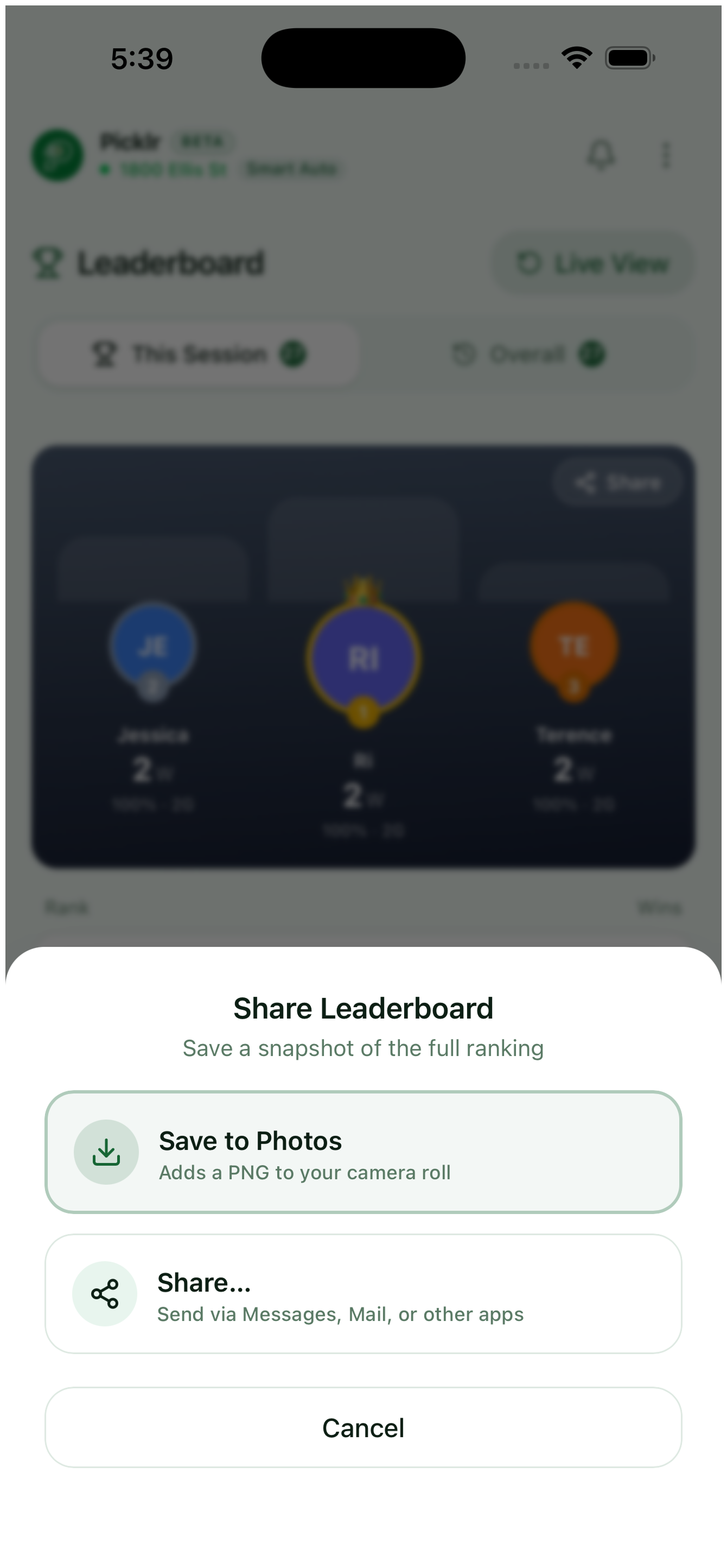 17. Leaderboard — view 2