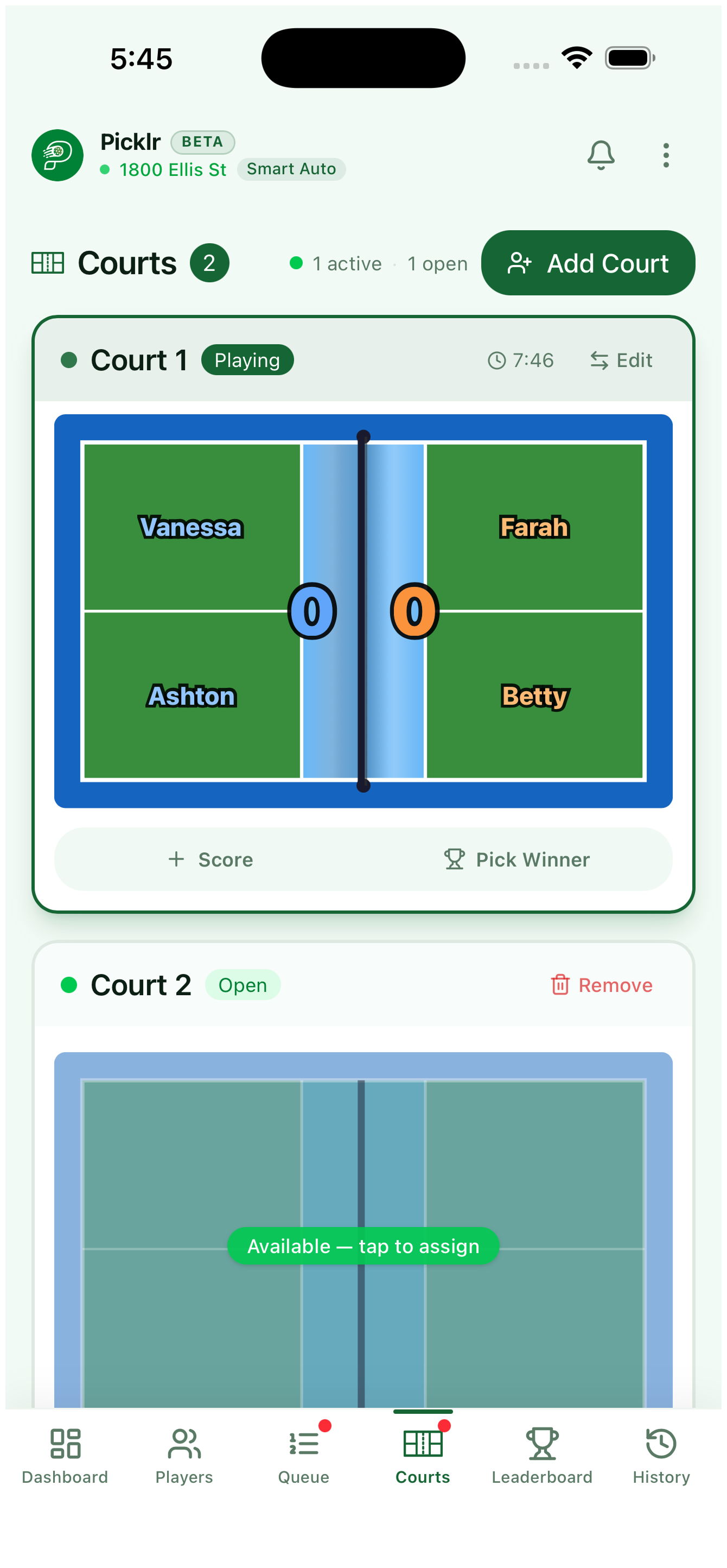 20. Edit the score — undo the most recent match — view 3